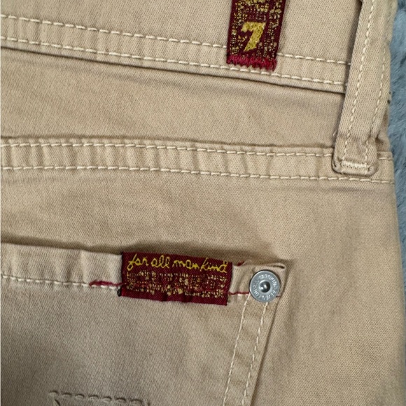 7 For All Mankind Rocker Jeans 26 Ultra Low Rise Bootcut Flare Y2K Made in USA - Picture 11 of 15